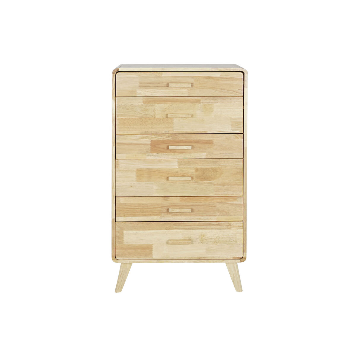 Шифоньєр DKD Home Decor Натуральний деревина каучукового дерева Дерев'яний MDF 60 x 30 x 108 cm-4