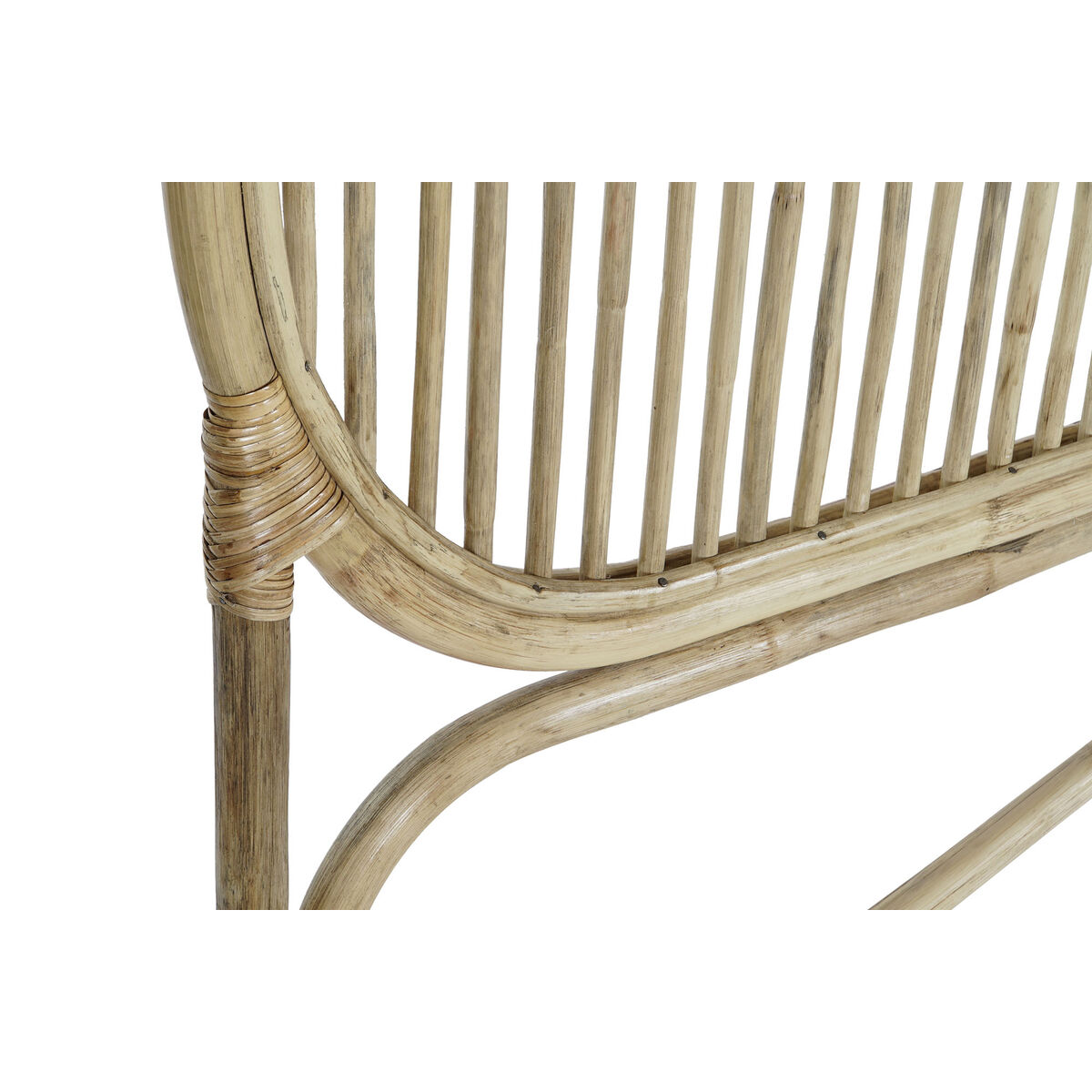Cama de cabeça DKD Home Decor Castanho Natural 180 x 4 x 90 cm-4