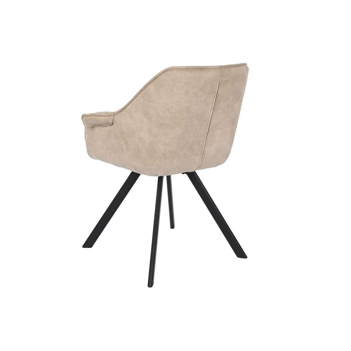 Chair DKD Home Decor Black Beige 64 x 67 x 85 cm-5