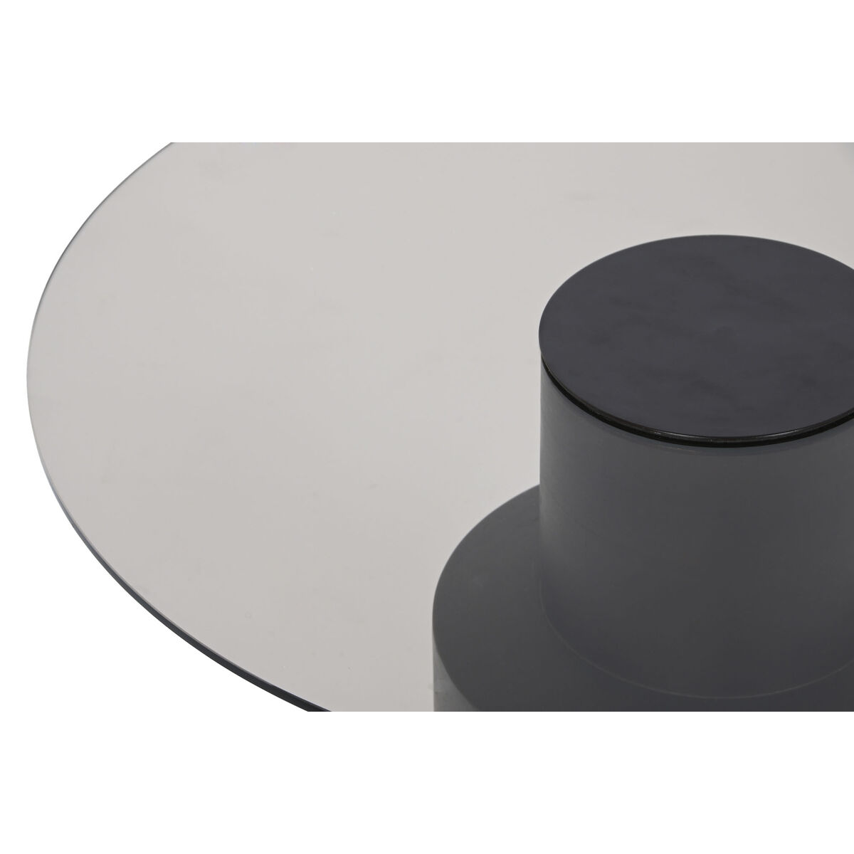 Кофейный столик DKD Home Decor Стеклянный Древесина манго 80 x 80 x 40 cm-4