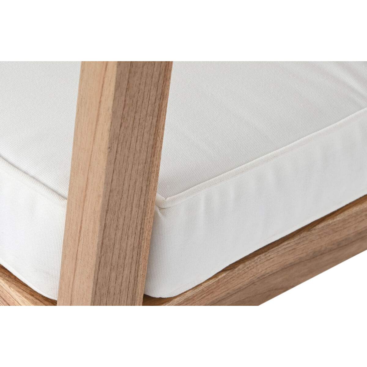 Сиденье DKD Home Decor Белый Коричневый Бежевый Натуральный полиэстер 60 x 84 x 85 cm-3