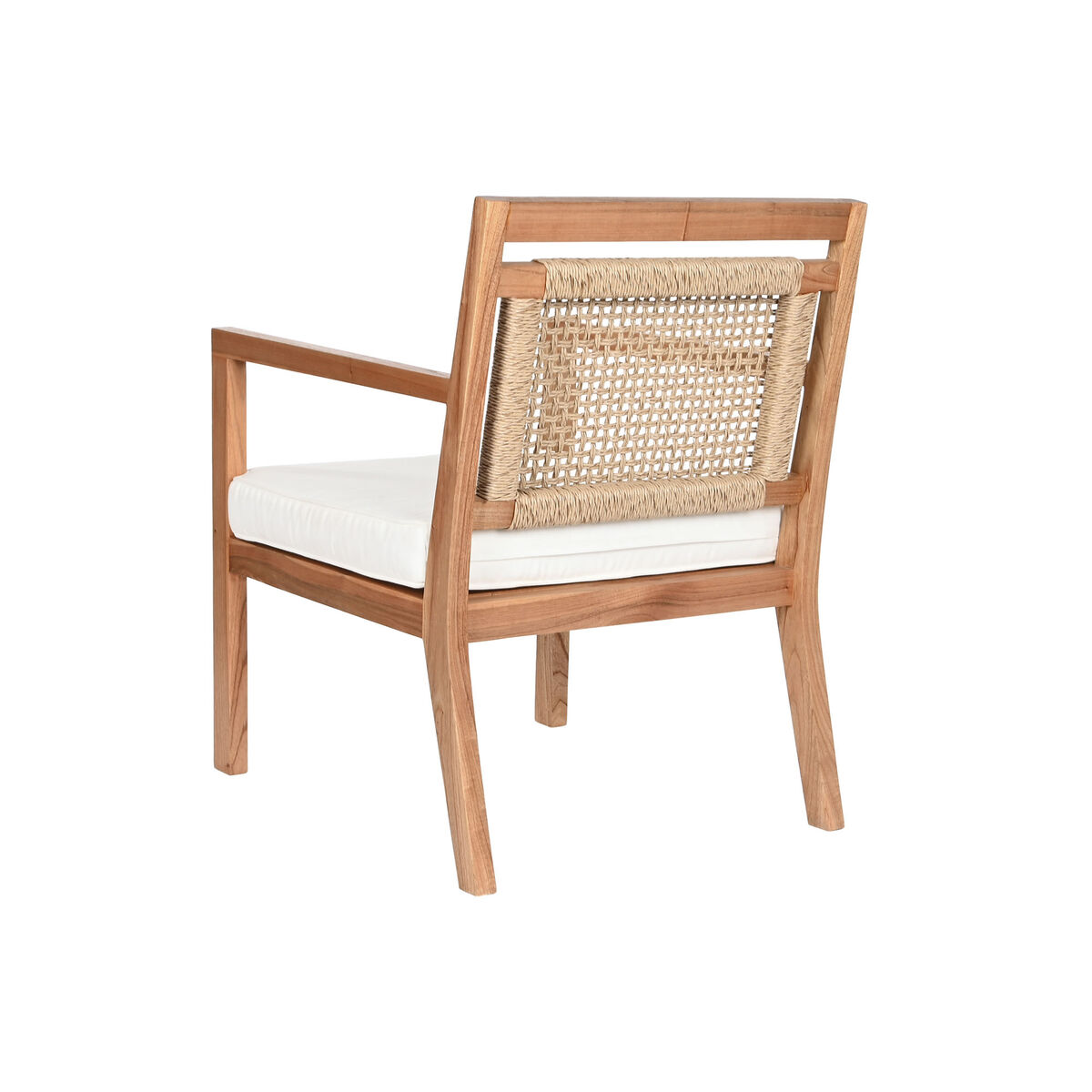 Сиденье DKD Home Decor Белый Коричневый Бежевый Натуральный полиэстер 60 x 84 x 85 cm-5