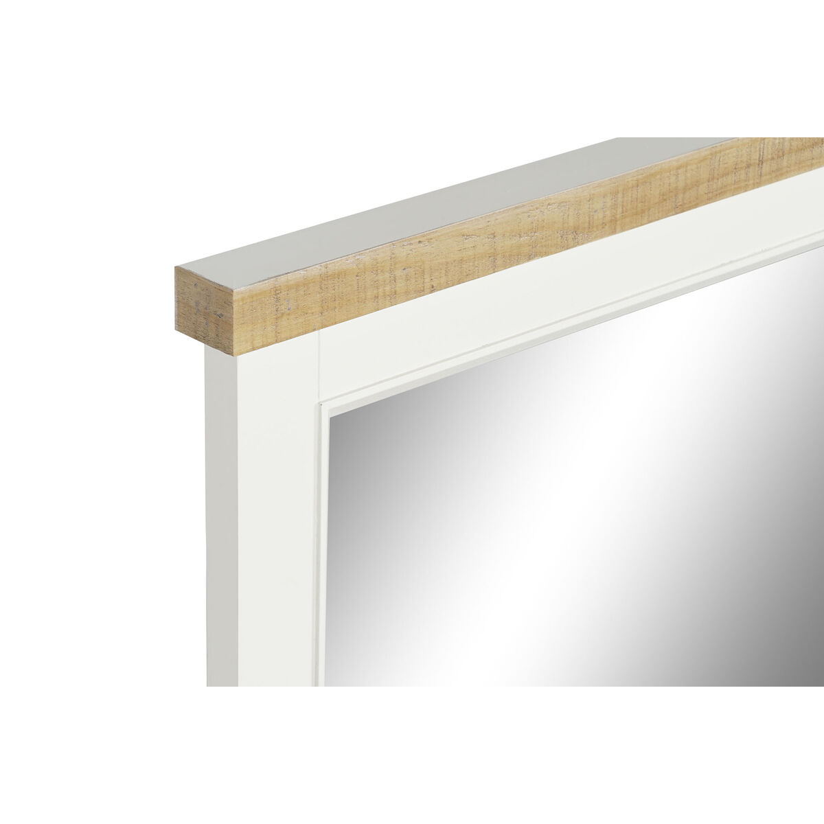 Настенное зеркало DKD Home Decor Коричневый Бежевый Стеклянный романтик 90 x 4 x 60 cm-2