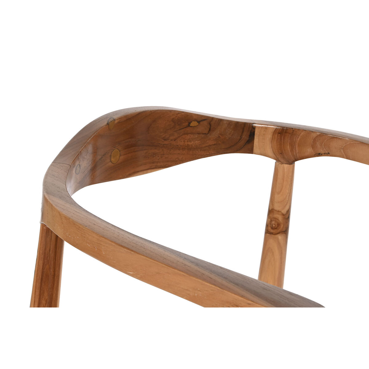 Обеденный стул DKD Home Decor Белый Коричневый Натуральный 59 x 55 x 78 cm-4