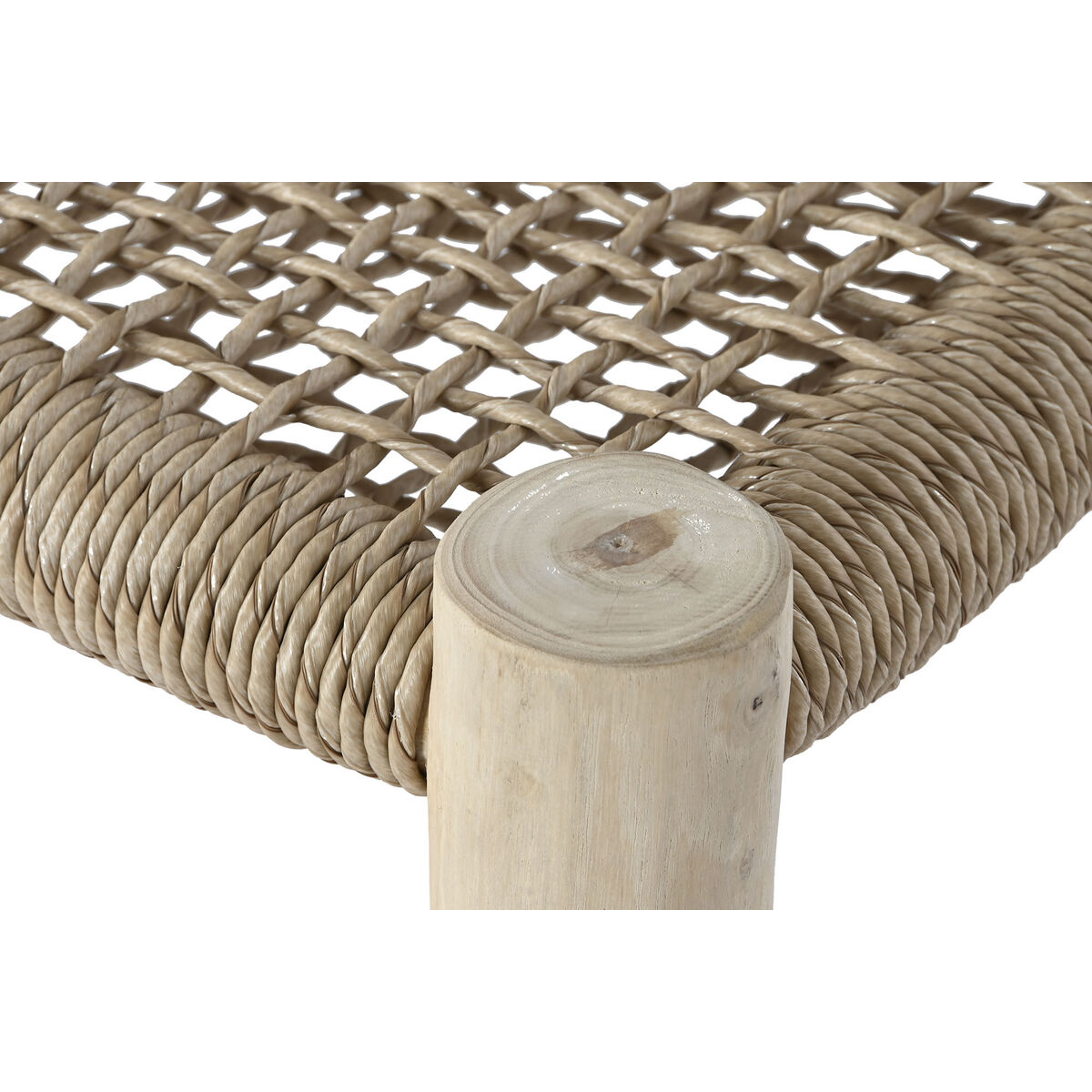 Bag oturgyjy DKD Home Decor Ak tebigy tik 120 x 81 x 84 sm-5