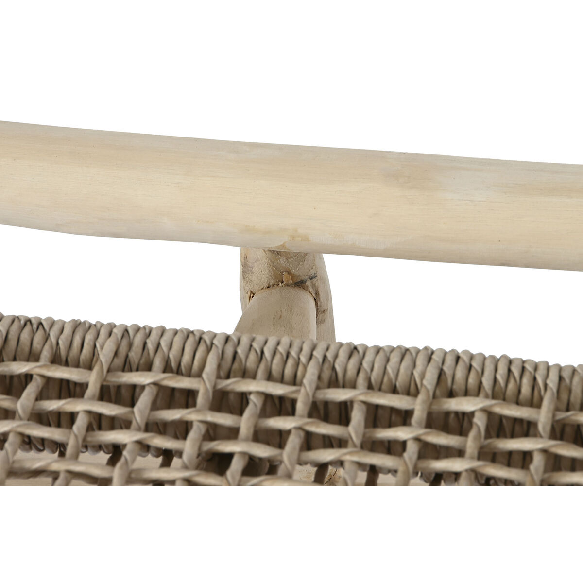 Bag oturgyjy DKD Home Decor Ak tebigy tik 120 x 81 x 84 sm-6