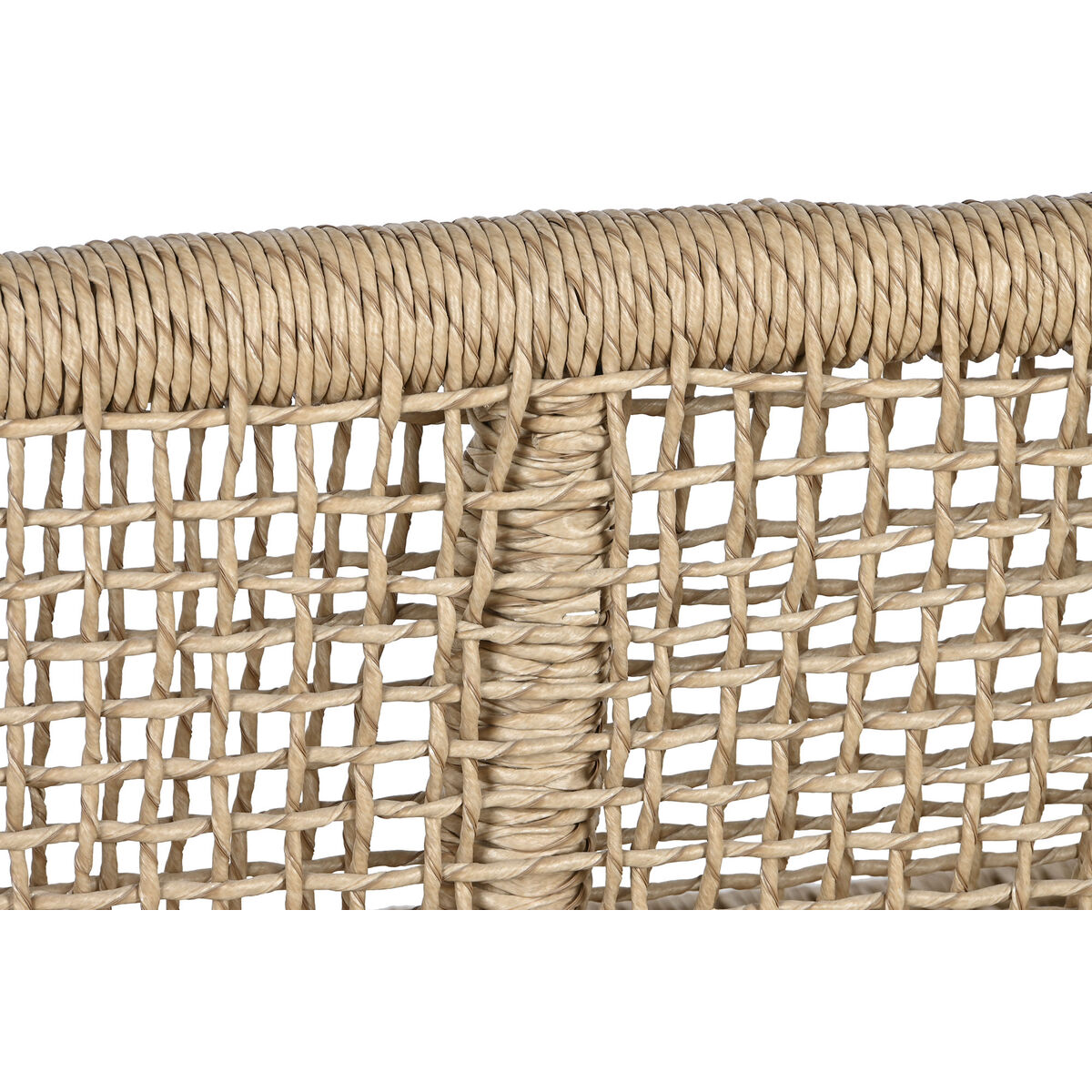 Bag oturgyjy DKD Home Decor Ak tebigy tik 120 x 81 x 84 sm-7