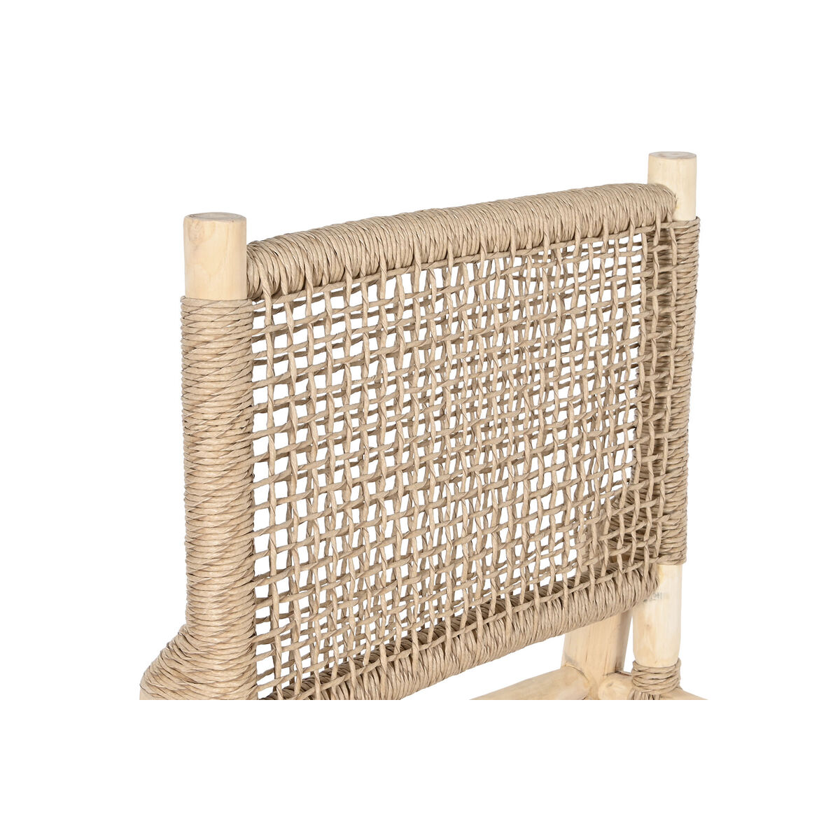 Сиденье DKD Home Decor Белый Натуральный Тик 69 x 81 x 84 cm-4