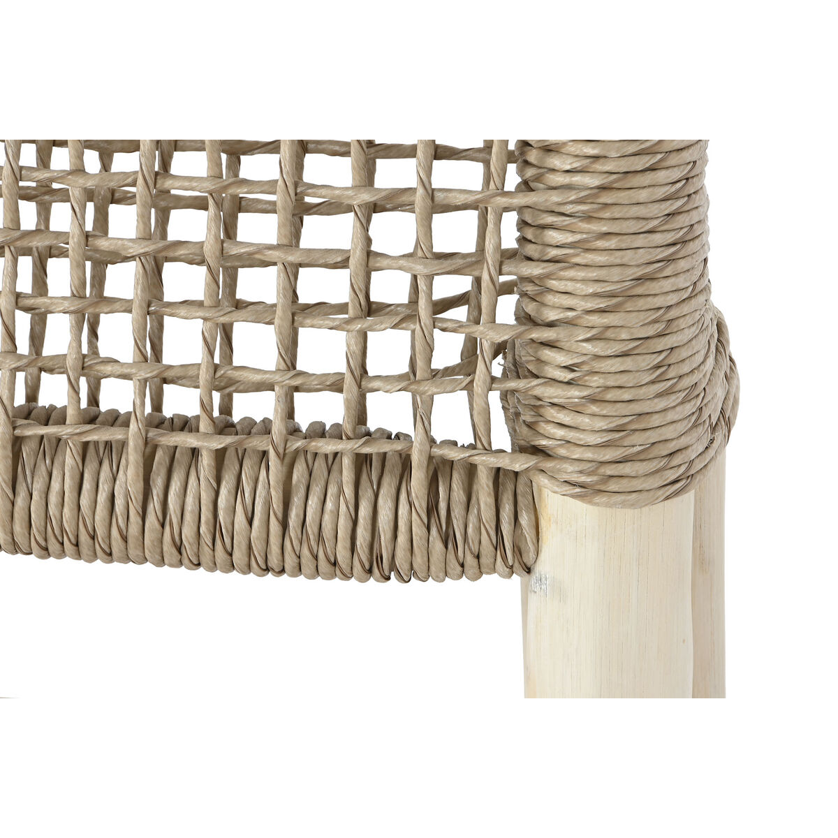 Сиденье DKD Home Decor Белый Натуральный Тик 69 x 81 x 84 cm-6