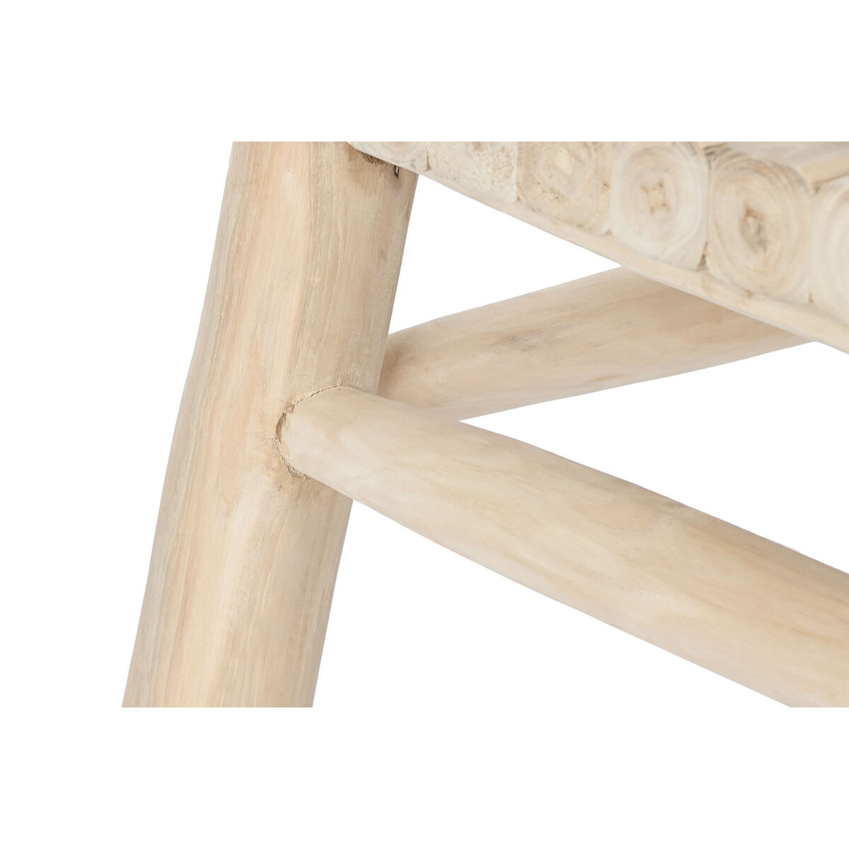 Кофейный столик DKD Home Decor Тик 80 x 80 x 40 cm-6