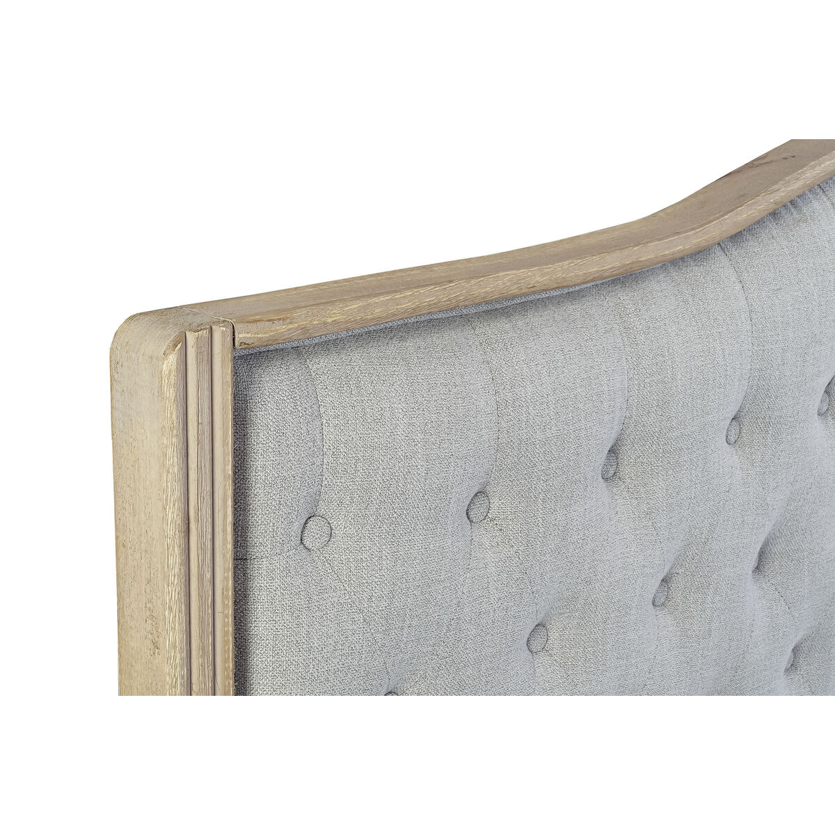 Headboard DKD Home Decor Dark grey rubber wood 160 x 10 x 120 cm-2