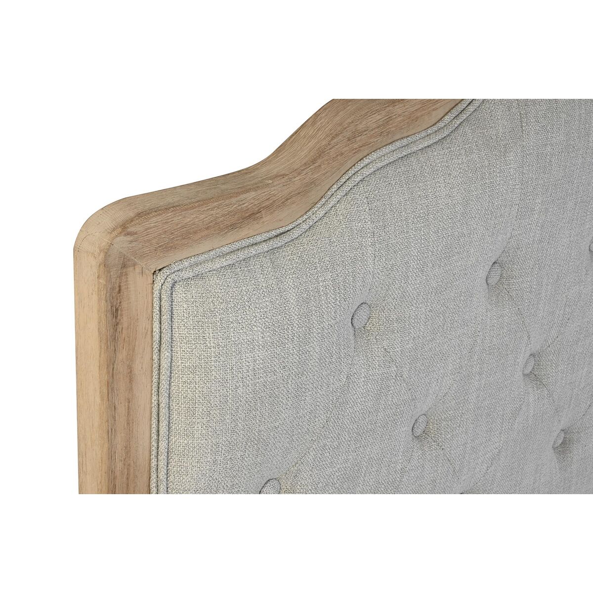 Headboard DKD Home Decor Grey rubber wood 160 x 10 x 120 cm-2