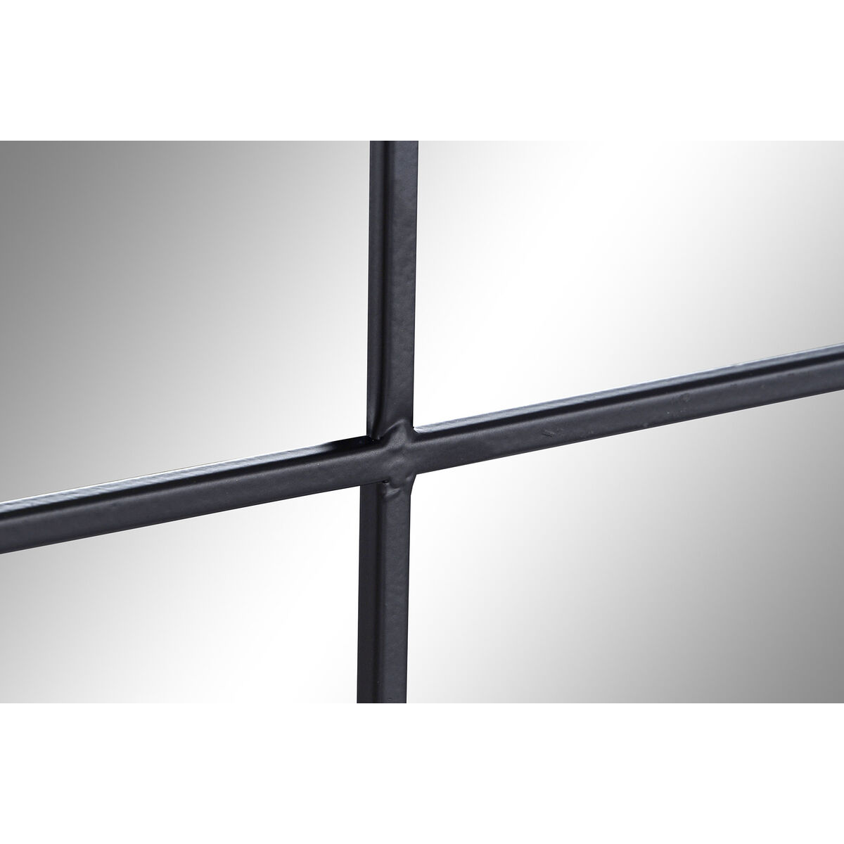Настенное зеркало DKD Home Decor Чёрный Железо Окно 55 x 2 x 169 cm-3
