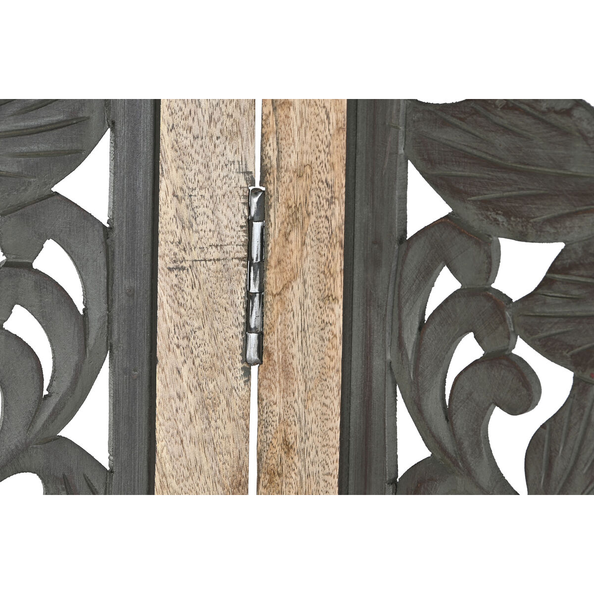 Screen DKD Home Decor Pickled Wood Carving Mango Wood 150 x 3 x 180 cm-2