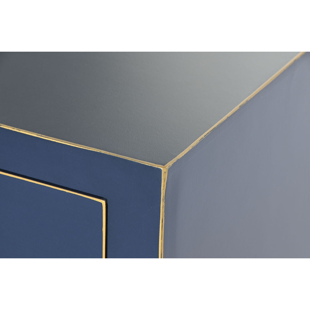 Console DKD Home Decor Blue Gold Plated Spruce Wooden MDF 63 x 26 x 83 cm-3