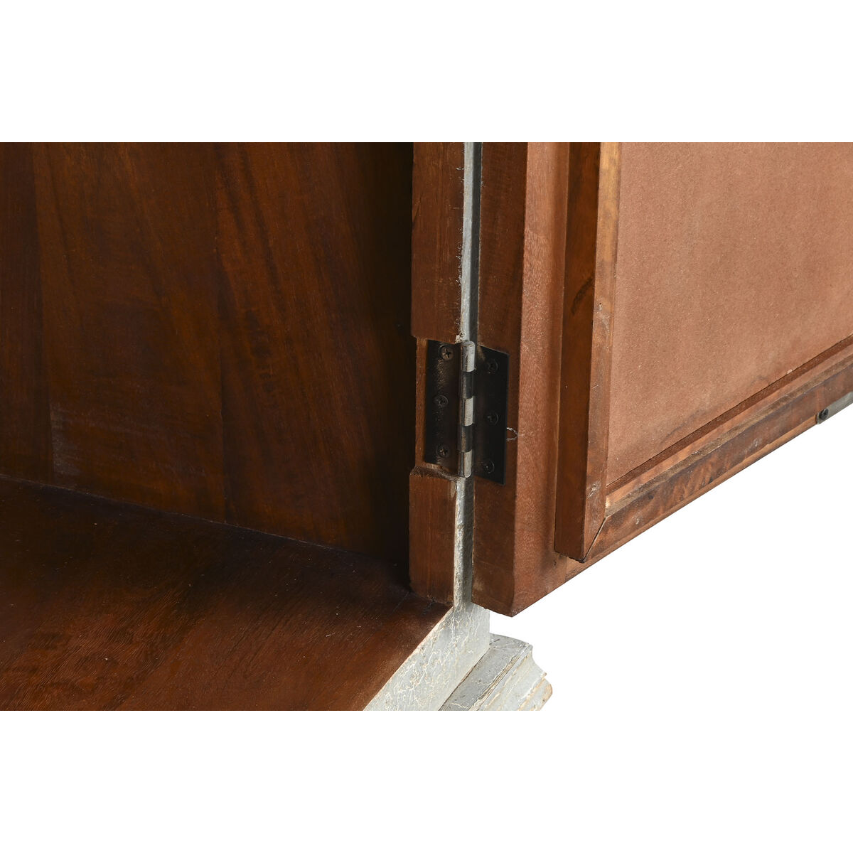 Home ESPRIT Grey Wood Mango Mirror 103 x 43 x 180 cm-5