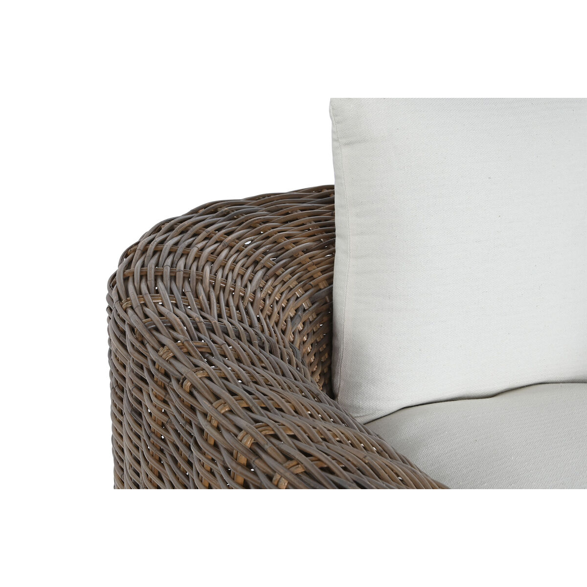 Sessel Home ESPRIT Natur Dunkelbraun 100 x 85 x 68 cm-2