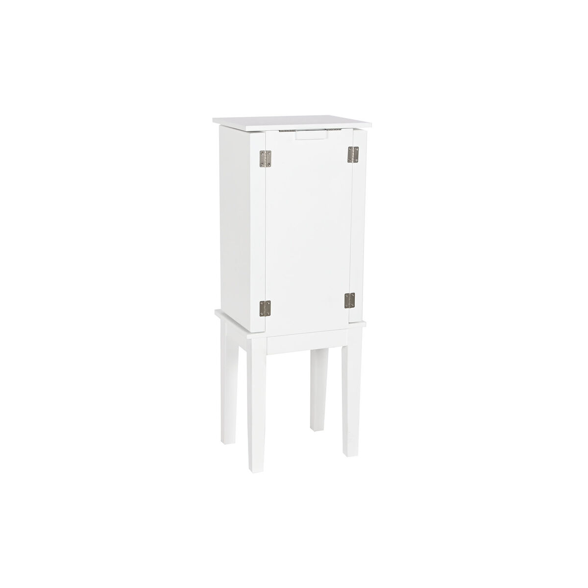 Foot Jewelry Box Home ESPRIT White Mirror Wooden MDF 34 x 26.5 x 92 cm-3