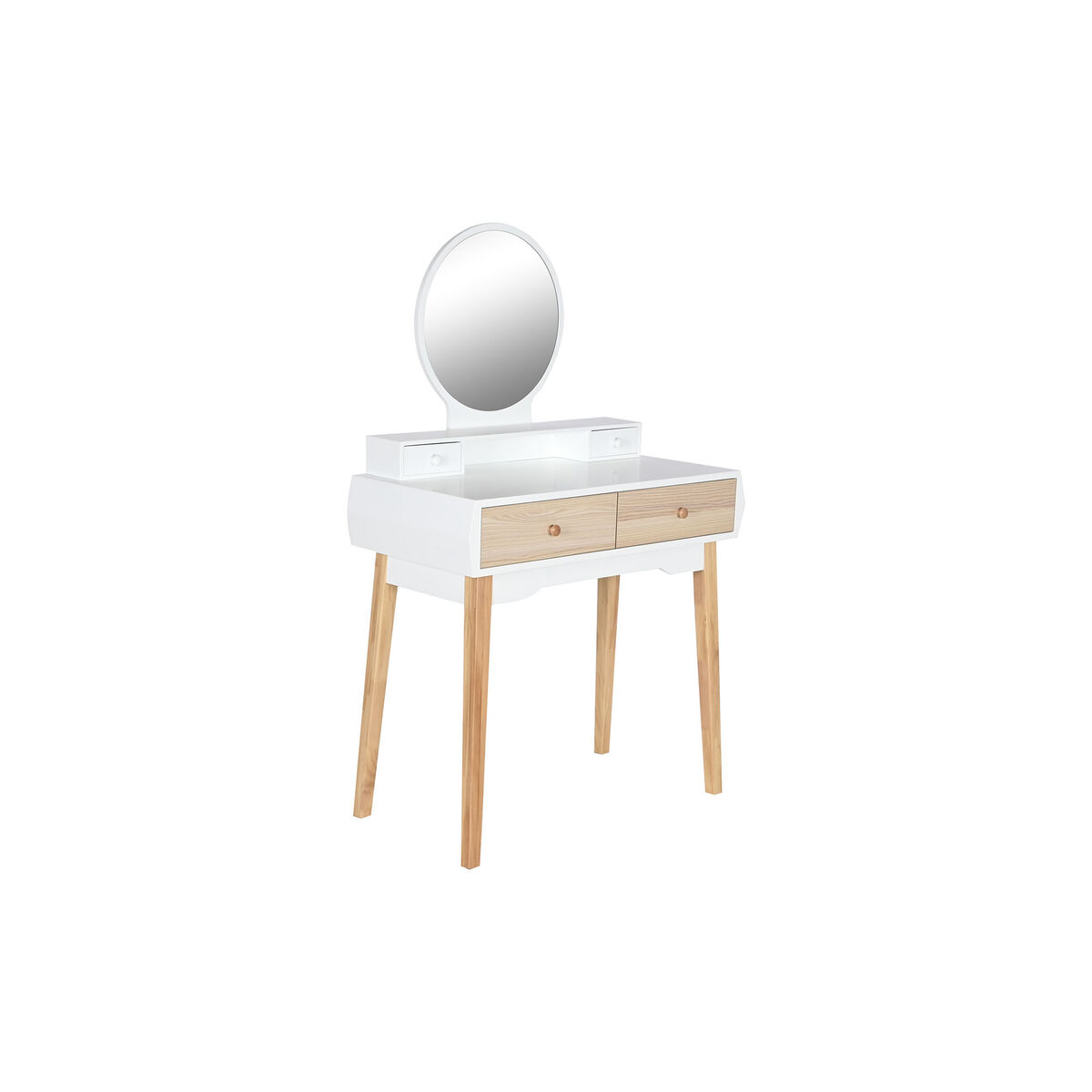 Туалетный столик Home ESPRIT Белый Натуральный Деревянный MDF 80 x 40 x 127 cm-4