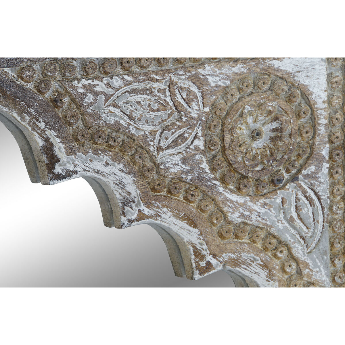 Настенное зеркало Home ESPRIT Коричневый Деревянный 61 x 4 x 92 cm-2