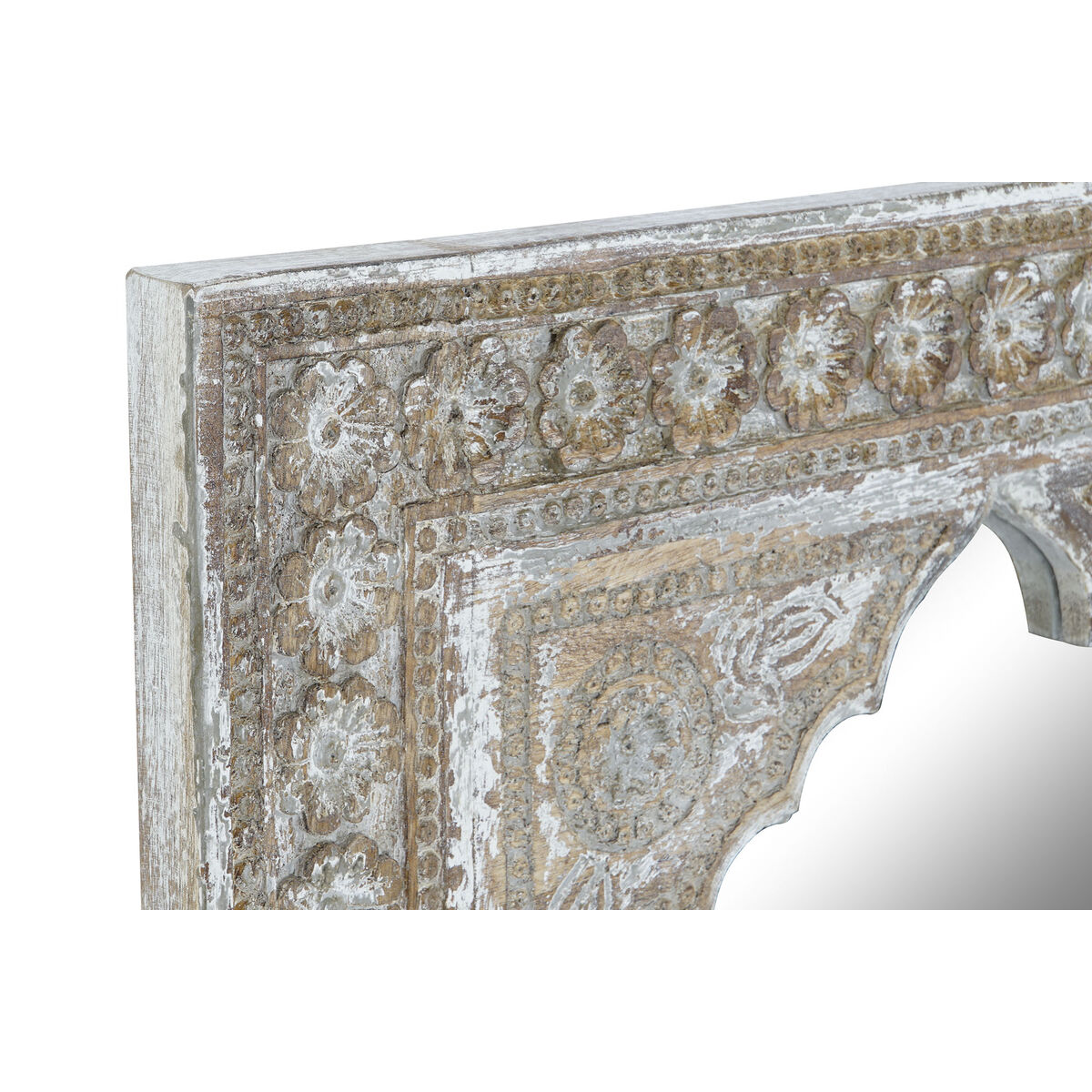 Настенное зеркало Home ESPRIT Коричневый Деревянный 61 x 4 x 92 cm-5