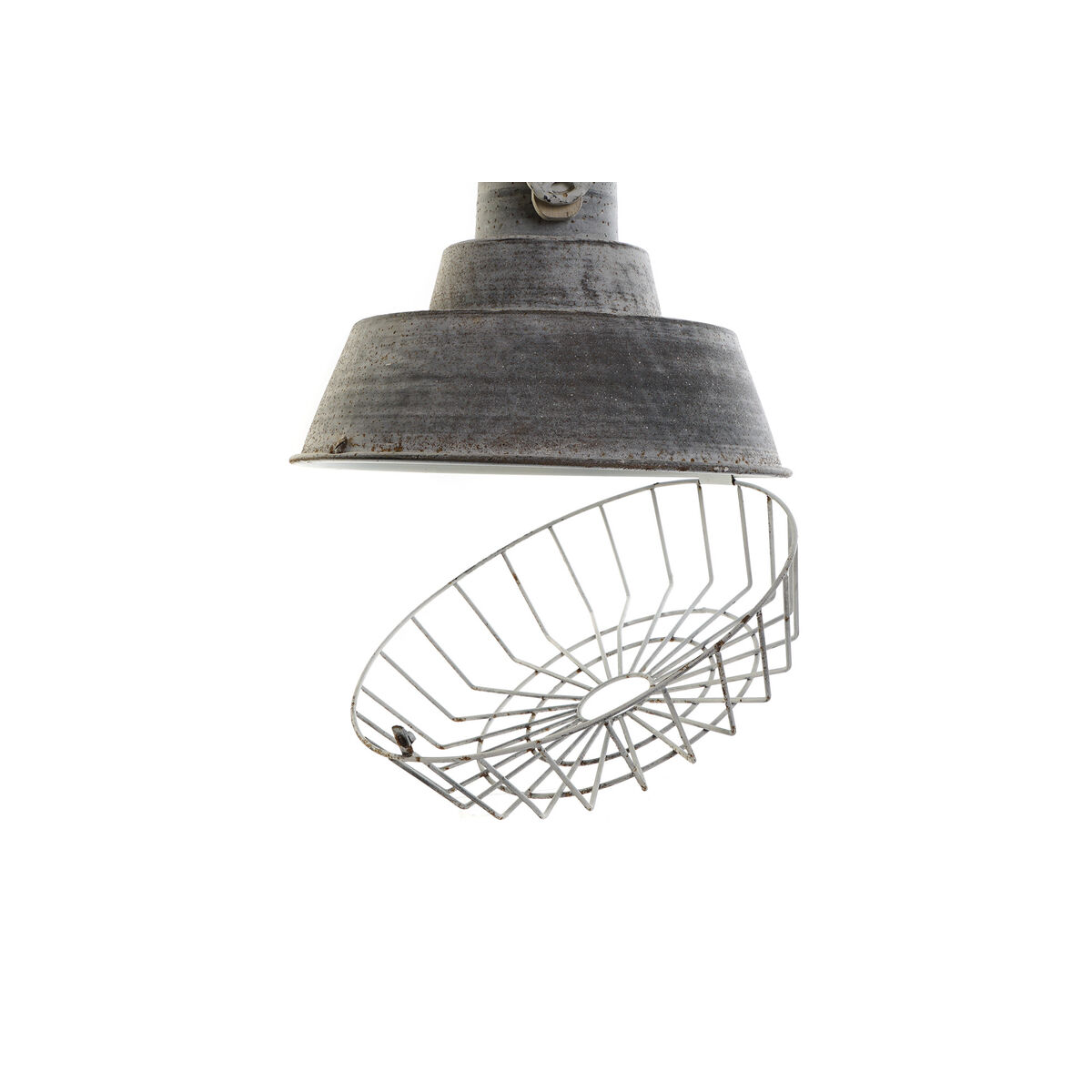 Lampă de tavan Acasă ESPRIT Gri din lemn de fier 25 W 39 x 39 x 45 cm-3