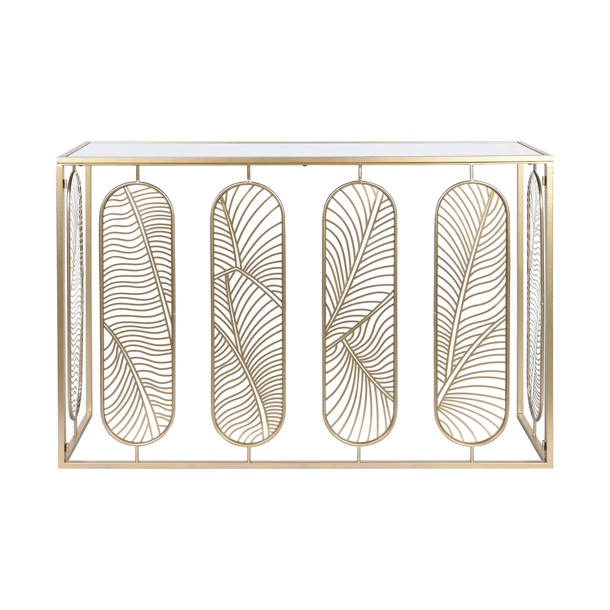 Консоль Home ESPRIT Позолоченный Зеркало 120 x 40 x 80 cm-2