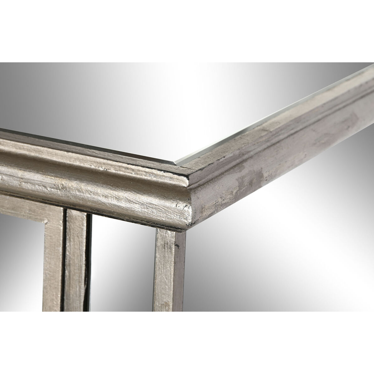 Шифоньер Home ESPRIT Серебристый Зеркало Деревянный MDF 47,5 x 35,5 x 113,5 cm-6