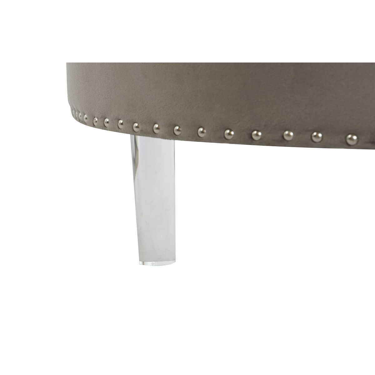 Банкетка DKD Home Decor Серый Серебристый Деревянный MDF 80 x 80 x 43 cm-4