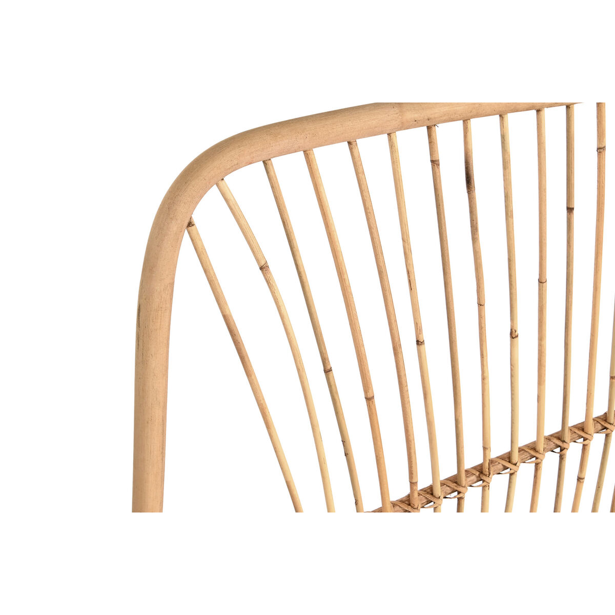 Изголовье кровати Home ESPRIT Коричневый Натуральный Светло-коричневый Бамбук 160 x 3 x 115 cm-2