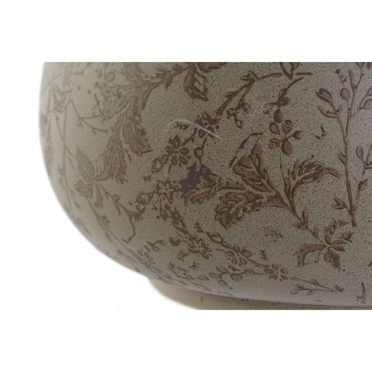 Кувшин Home ESPRIT Коричневый Зеленый Керамика Лист растения 21 x 20 x 16 cm-3