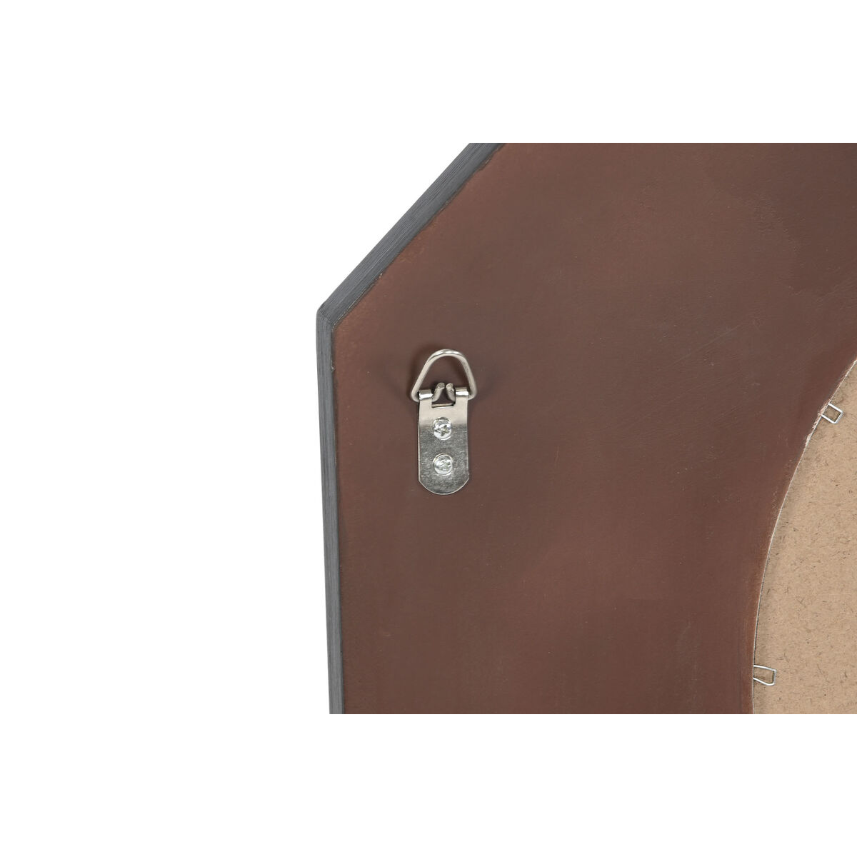 Настенное зеркало Home ESPRIT Чёрный Позолоченный Деревянный Отделка состаренная 65 x 5 x 65 cm-4