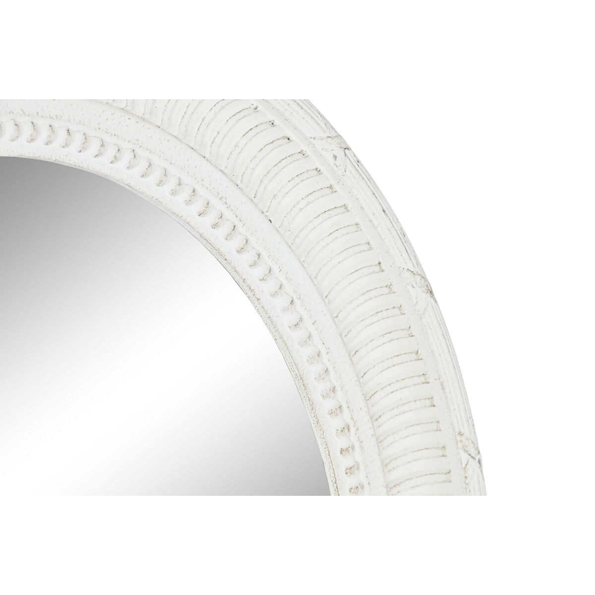 Настенное зеркало Home ESPRIT Белый Деревянный 66 x 5 x 66 cm-3