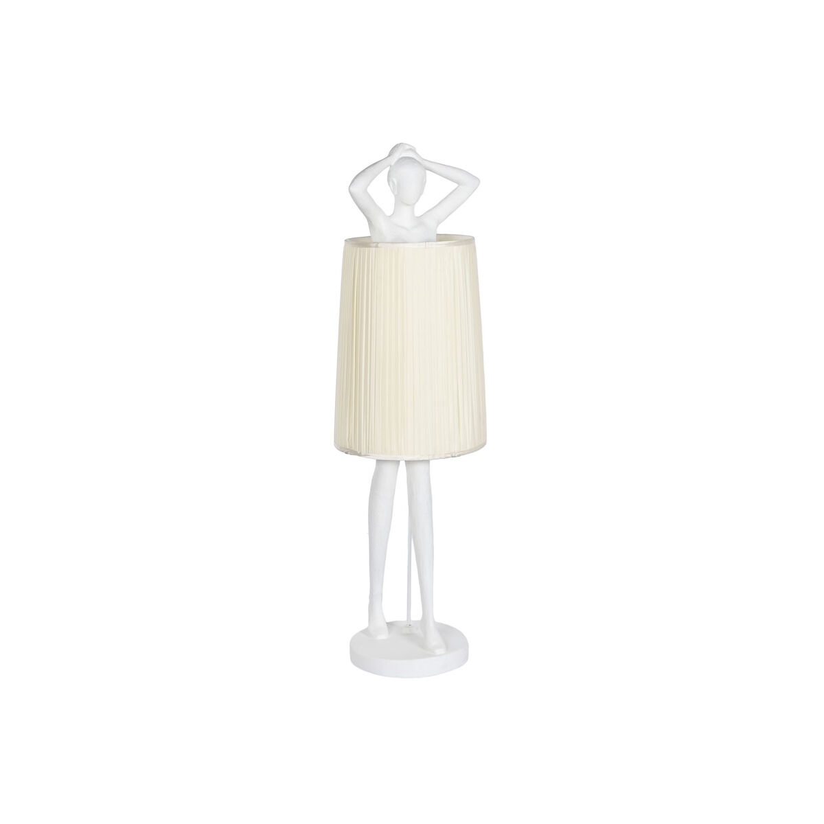 Floor lamp Home ESPRIT White Resin 50 W 220 V 46 x 41 x 137.5 cm-5