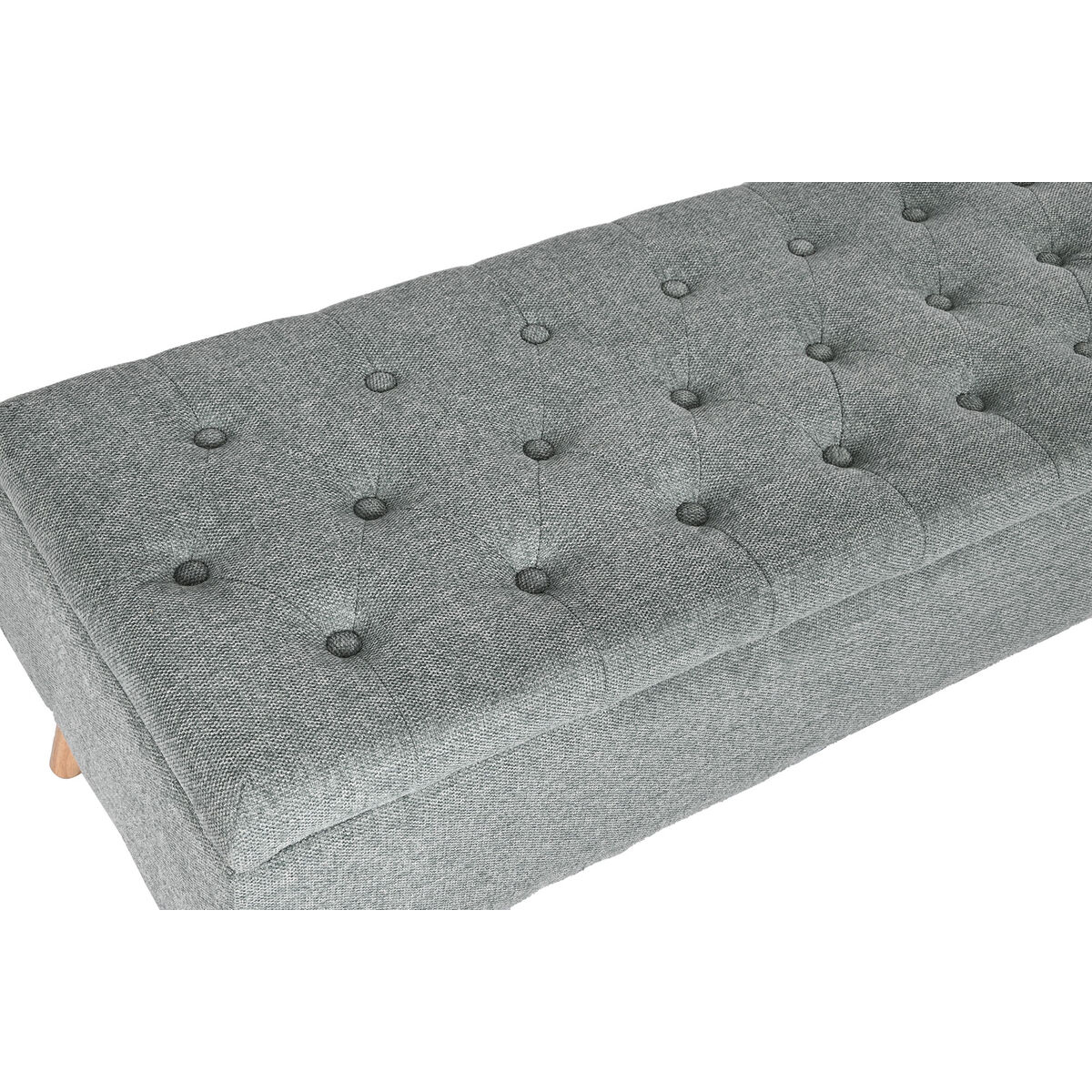 Банкетка Home ESPRIT Чёрный Зеленый Натуральный Деревянный 114 x 44 x 42 cm-7