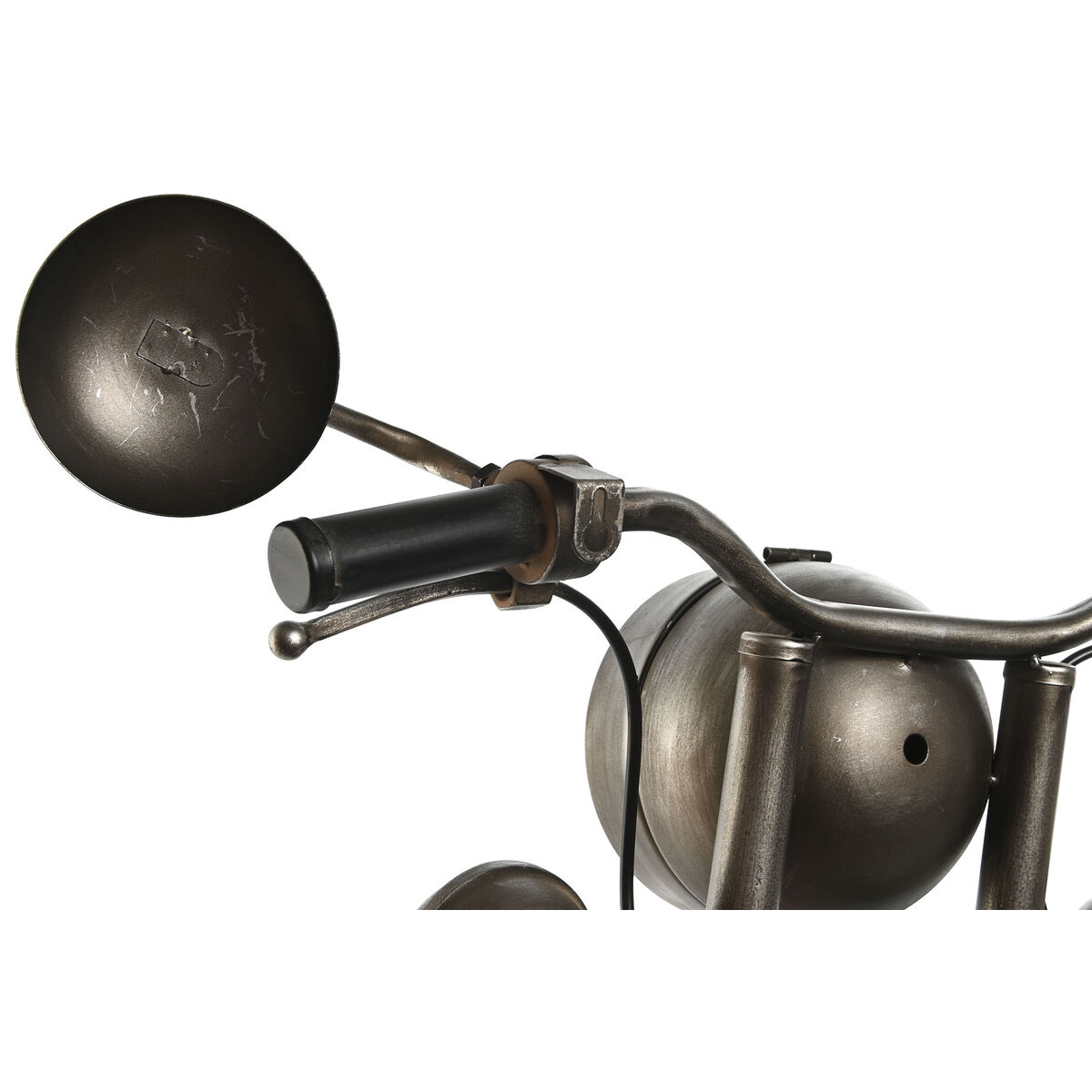 Настенное часы Home ESPRIT Чёрный Серебристый Металл 60 x 30 x 78 cm-2