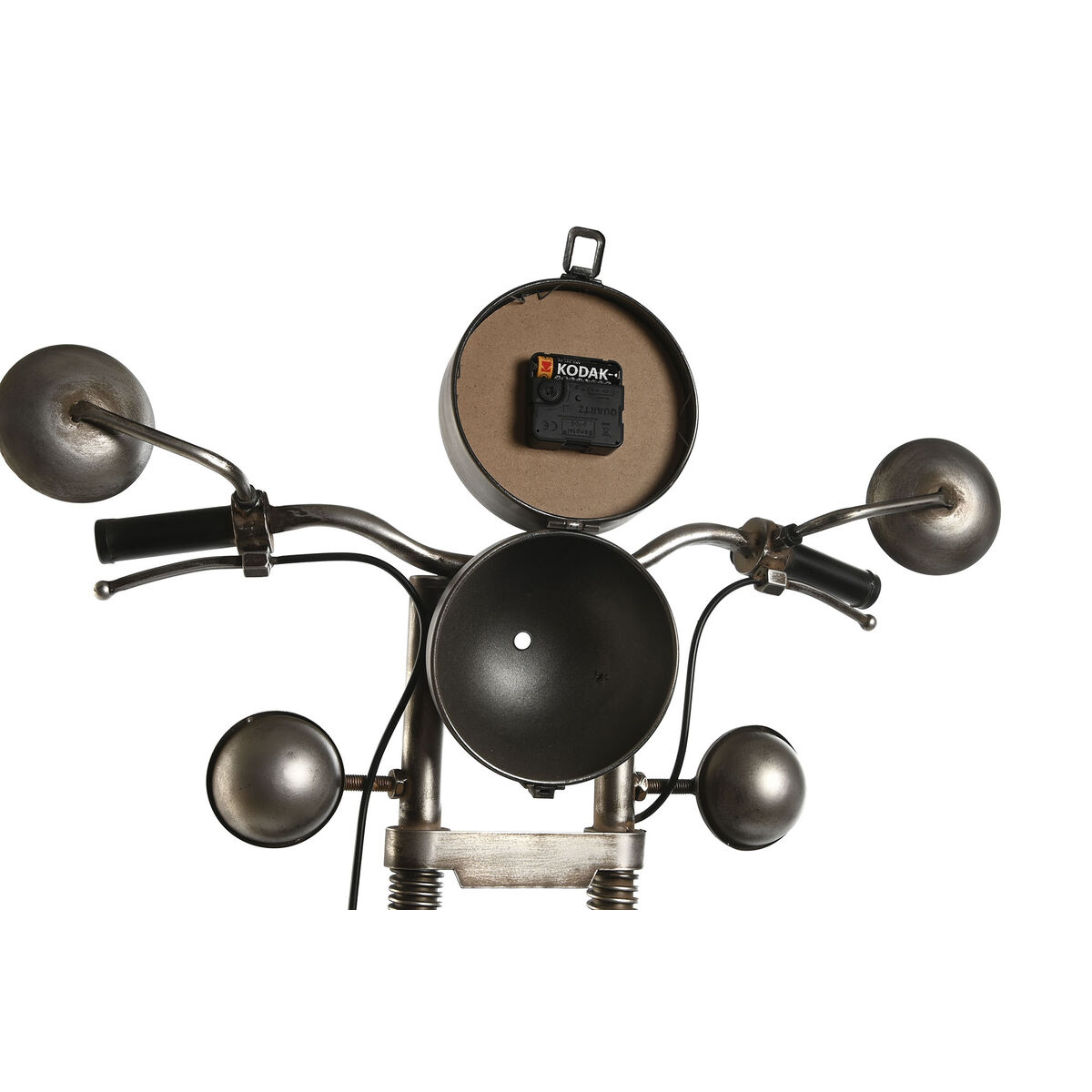 Настенное часы Home ESPRIT Чёрный Серебристый Металл 60 x 30 x 78 cm-3