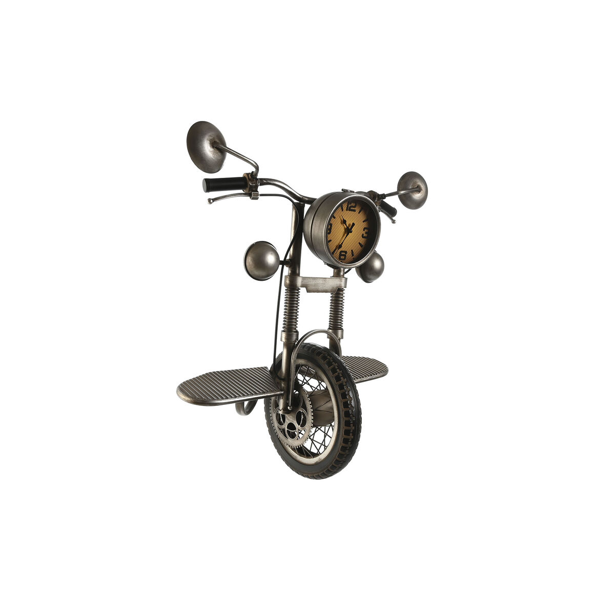 Настенное часы Home ESPRIT Чёрный Серебристый Металл 60 x 30 x 78 cm-4