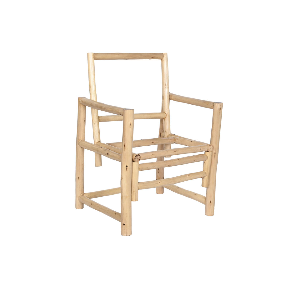 Seat Home ESPRIT White Beige Natural Cotton 61 x 50 x 90 cm-2