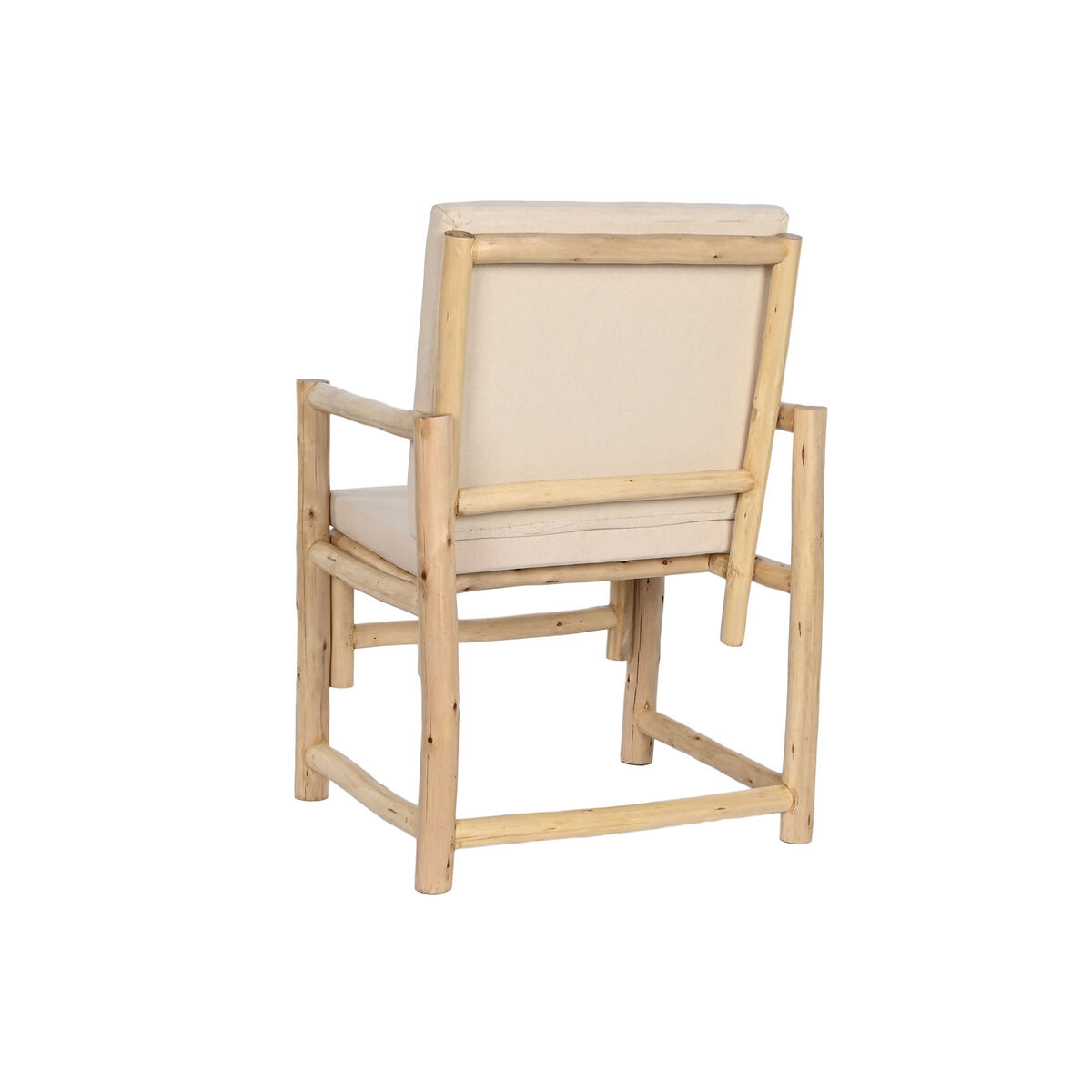 Seat Home ESPRIT White Beige Natural Cotton 61 x 50 x 90 cm-3