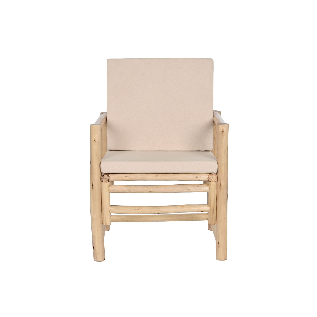 Seat Home ESPRIT White Beige Natural Cotton 61 x 50 x 90 cm-4
