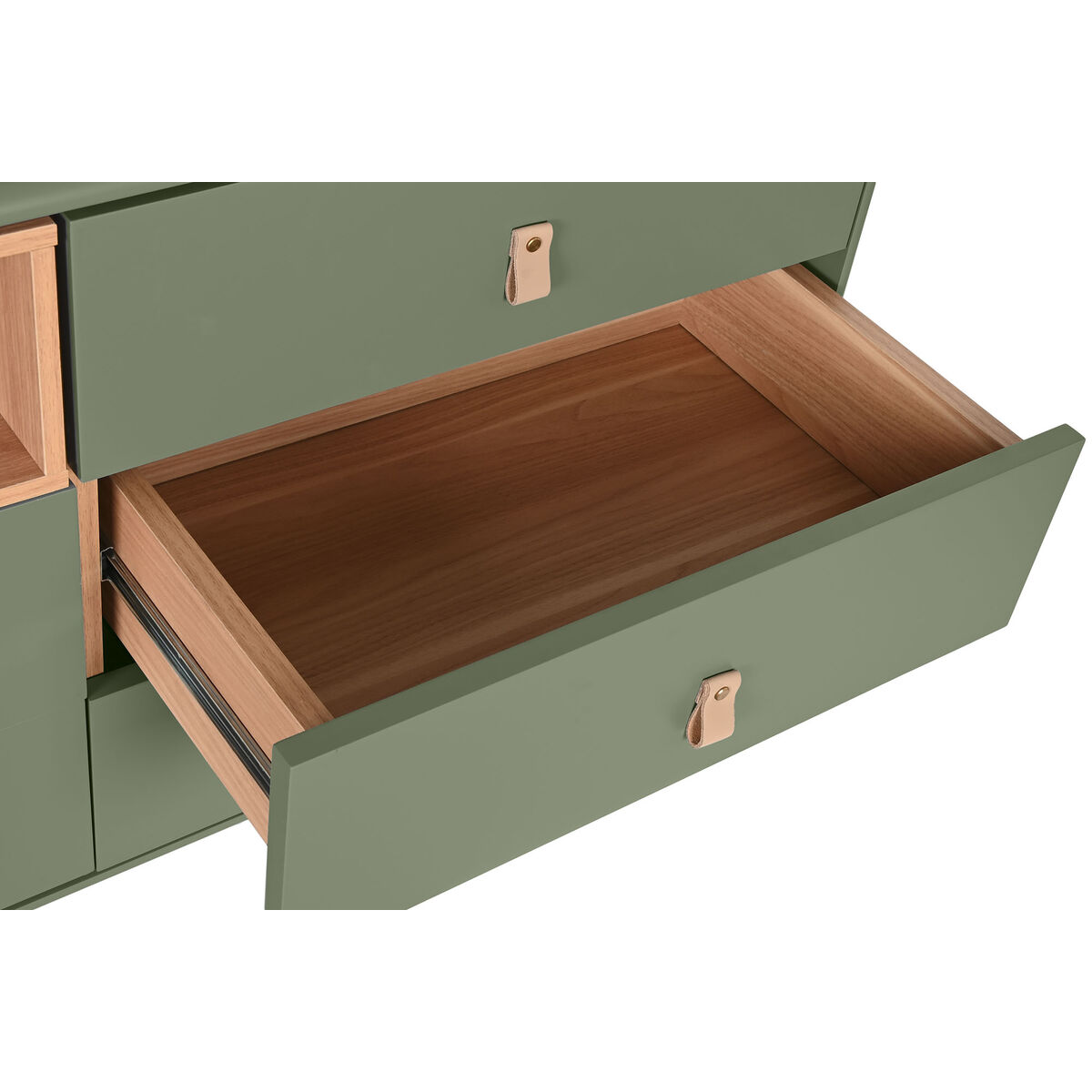 Комод Home ESPRIT Зеленый полипропилен Деревянный MDF 120 x 40 x 75 cm-2