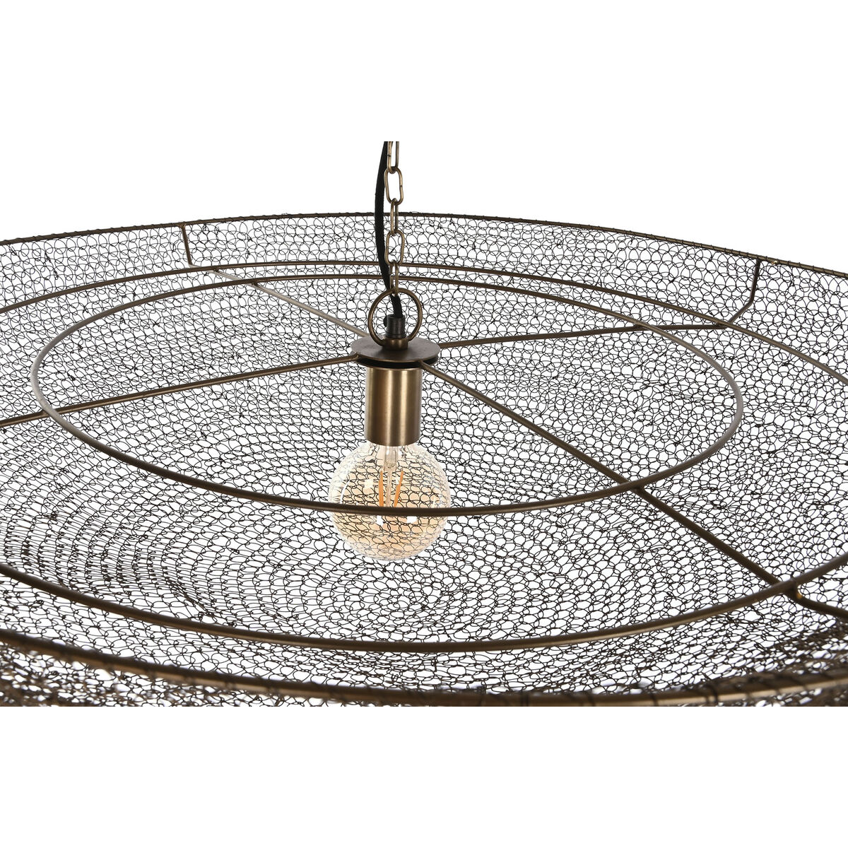 لامپ سقف خانه ESPRIT مس فلز آهن 50 W 90 x 90 x 20 سانتی متر-6