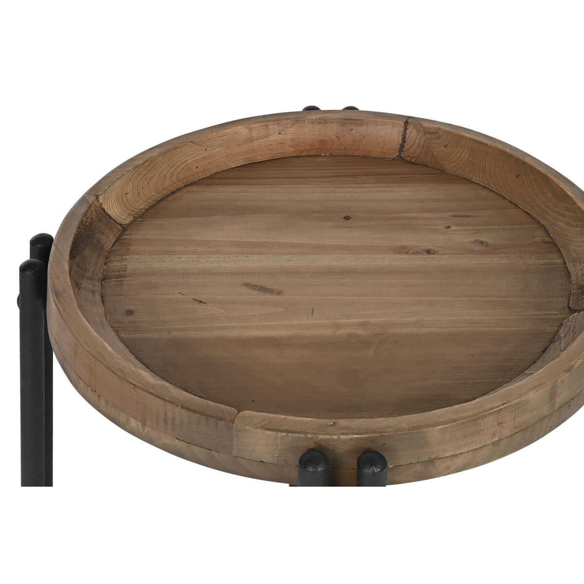 Вспомогательный столик Home ESPRIT Деревянный Металл 50 x 50 x 60 cm-2