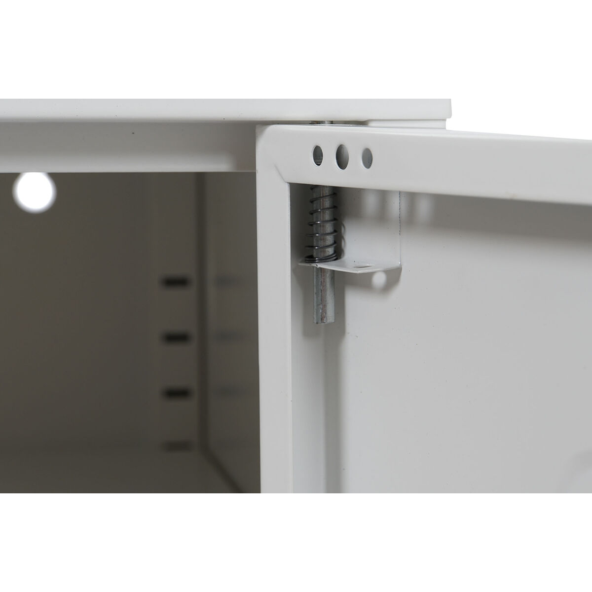 Ночной столик Home ESPRIT Белый Металл 35 x 35 x 51 cm-4