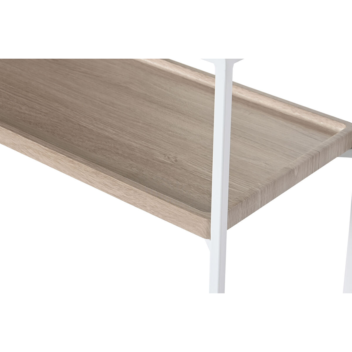 Console Home ESPRIT White Metal Glass 120 x 30 x 75 cm-3