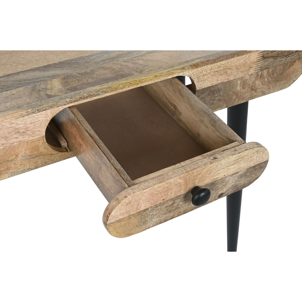 Home ESPRIT Console Brown Black Iron Mango Wood 90 x 35 x 75 cm-4