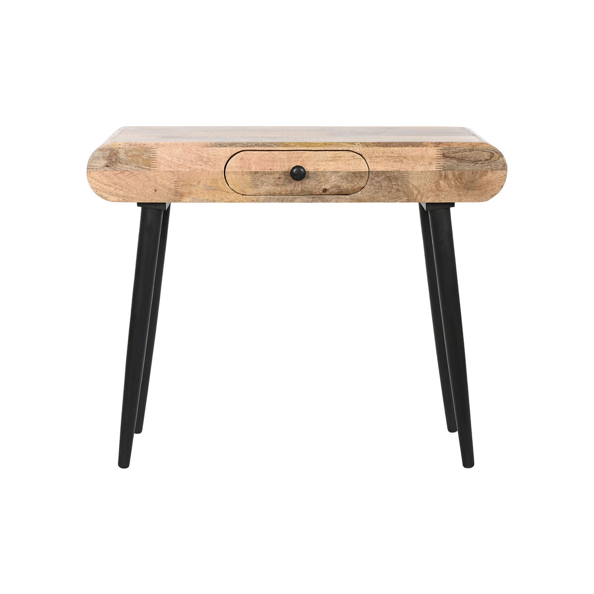 Home ESPRIT Console Brown Black Iron Mango Wood 90 x 35 x 75 cm-5