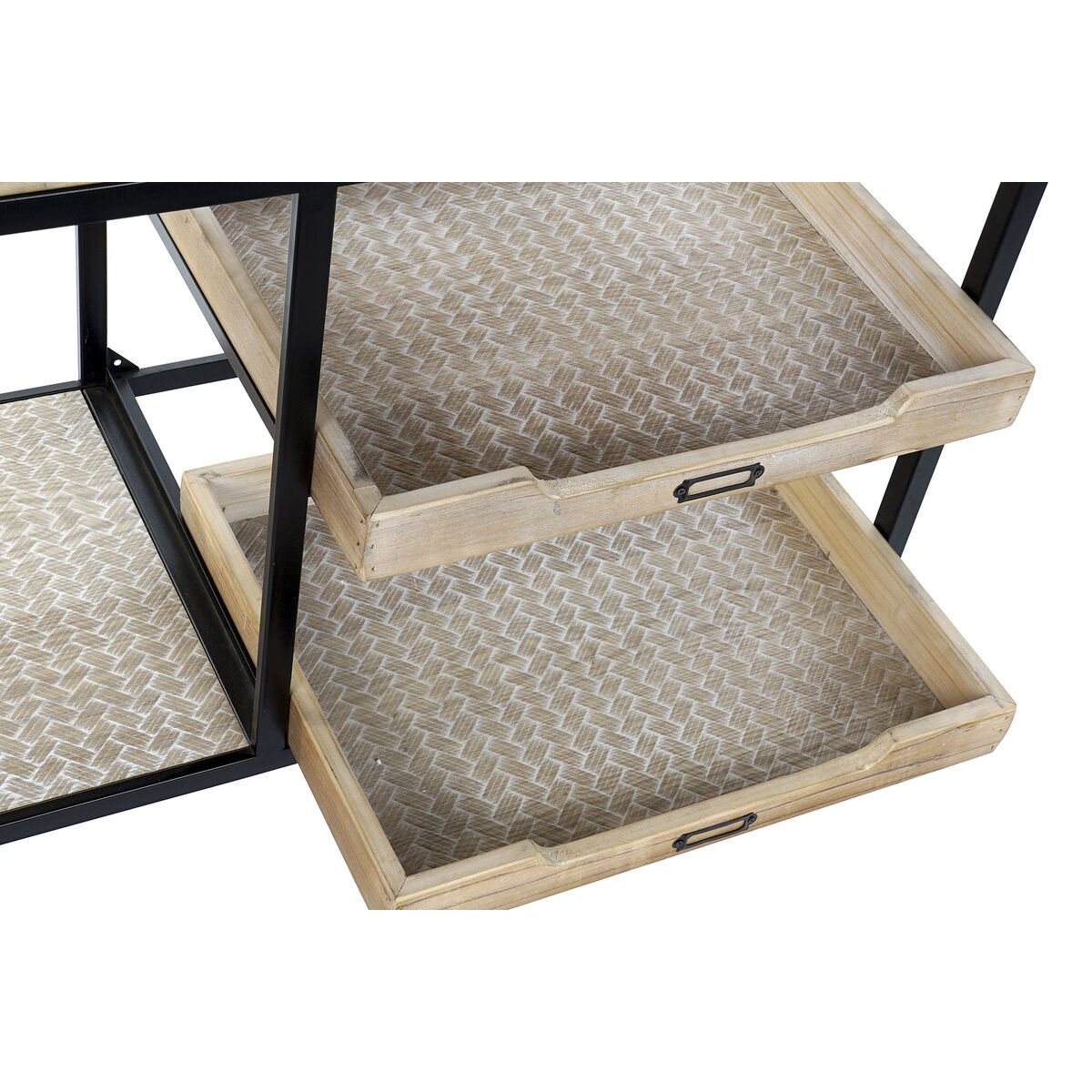 Консол Home ESPRIT Күрөң кара жыгач металл 120 x 38 x 80 см-6