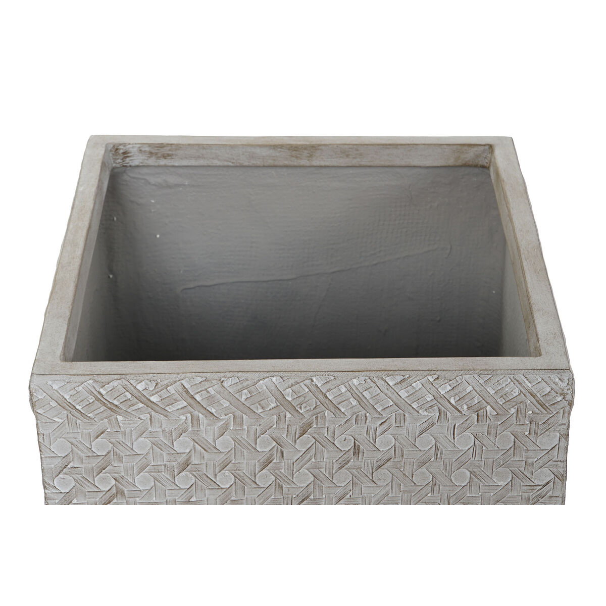 Kit de toux Home ESPRIT Beige Fibre de verre magnésium 44,5 x 44,5 x 42,5 cm (4 pièces)-6